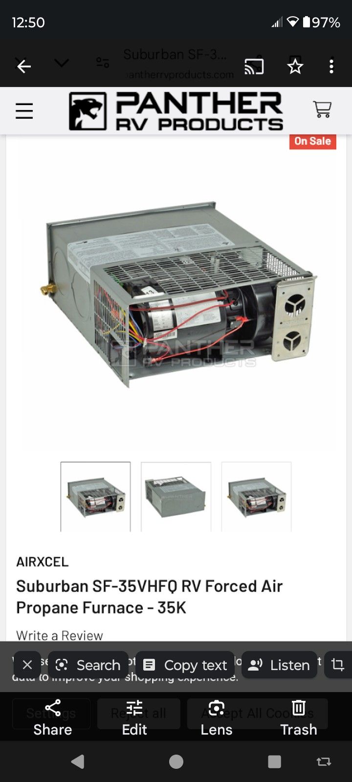 RV Furnace