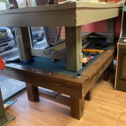 Pool Table NEW Includes Set Up Billiard Tables Sale 