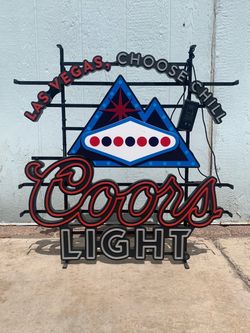 Coors Light Las Vegas LED Bar Sign