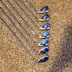 CALLAWAY X-18 Irons 5-9,AW-SW (RH,UniFlex)