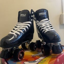 Size 8 Impala Roller Skates “Midnight”