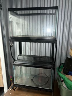 Fish tanks with stand