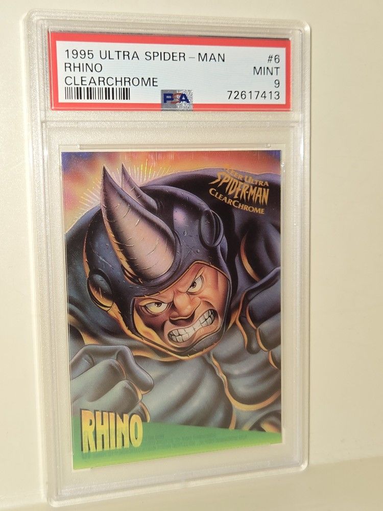 1995 ULTRA SPIDER-MAN RHINO
CLEARCHROME