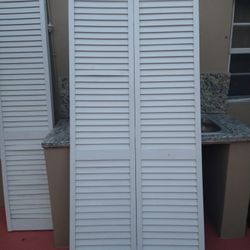 Two Plastic Fold Up Doors
