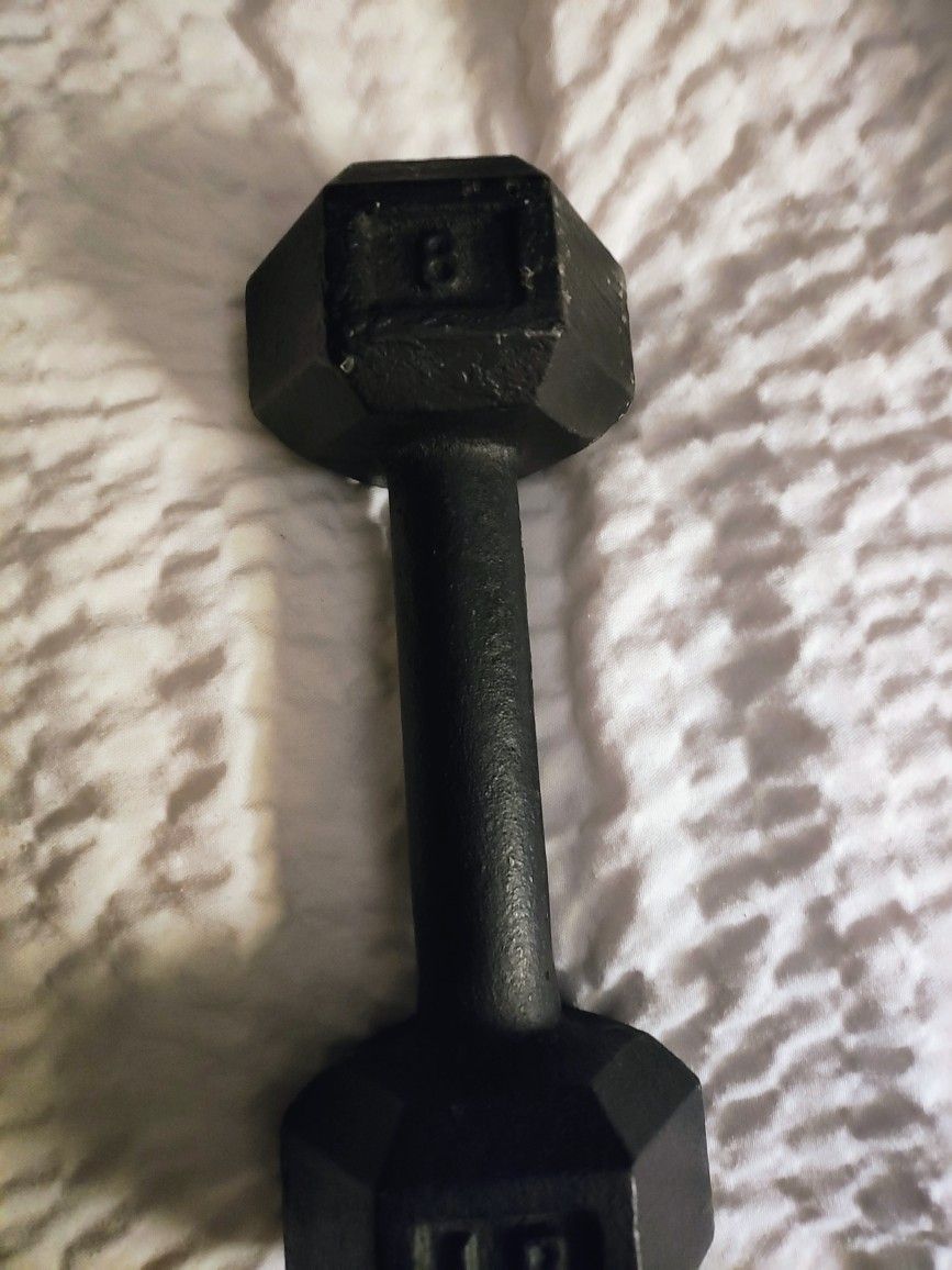 New 8 Lb Dumbell