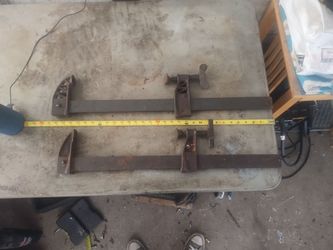 Vintage woodworking clamps