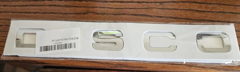 Hood FRONT/ HOOD 3D letters