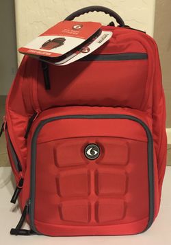 6 Pack Fitness Expedition Laptop Backpack with Insulated Meal Management System