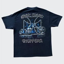 West Coast Choppers Long Beach California navy blue Jesse Who shirt Size XL