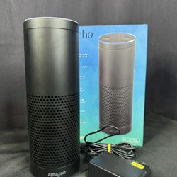Amazon Echo 1st Generation SK705DI Black Bluetooth Alexa-Enabled Smart Speaker