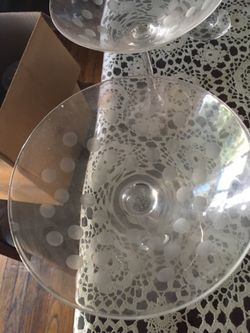 Two glasses great condition