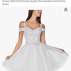 Short White Dress 