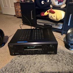 Onkyo Receiver With 2 Kef Speakers