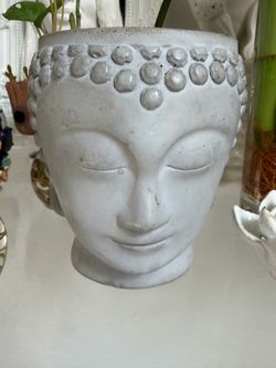 Bhudda Head Plant Pot
