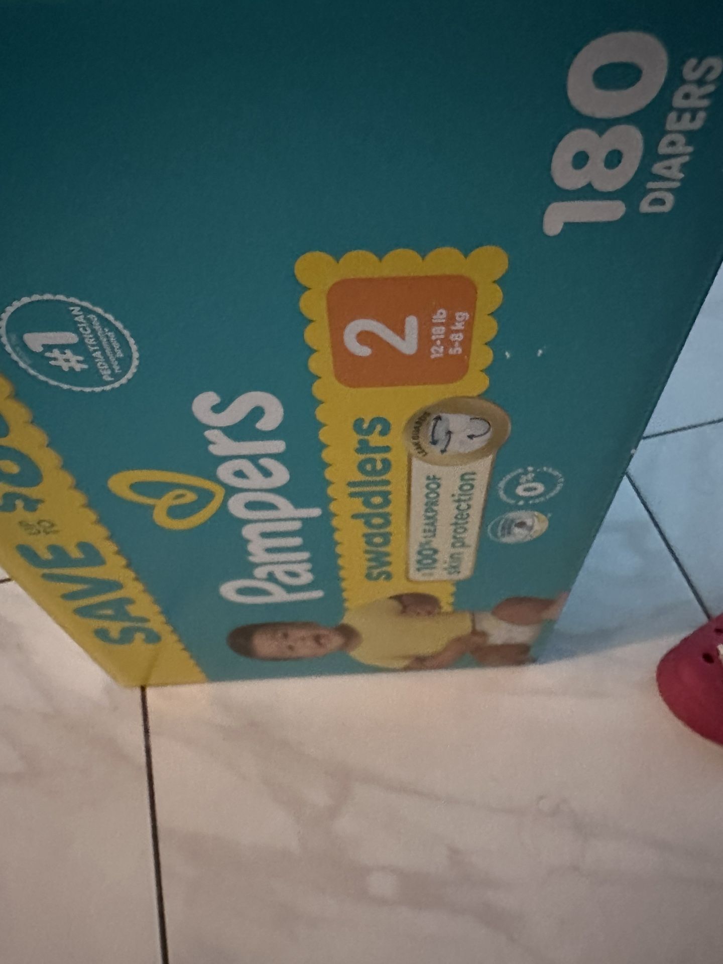 Size 2 Diapers (Pampers) Pack Of 180
