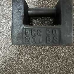 Vintage 20lbs Weight