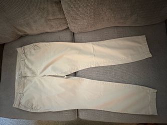 Old navy chino pant size 14 - side slit pockets in soft tan color