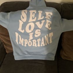 baby blue hoodie