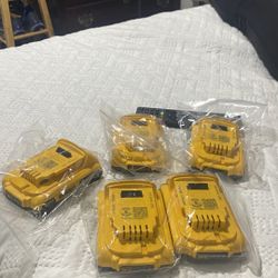 New Battery DEWALT  2hrs $30 Each