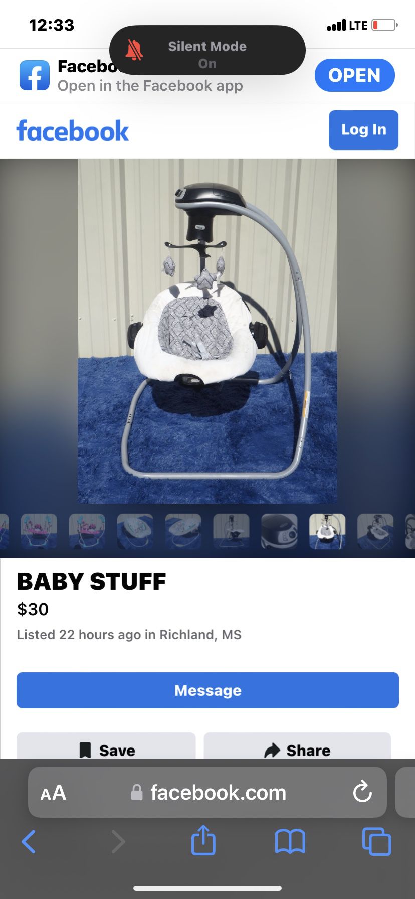 Baby Swing Holder - Minnie Mouse Jumper Not Pictures All $35 Together