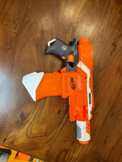 nerf stryfe with added parts