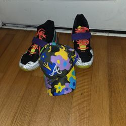 Nike Basketball Sneakers And Hat