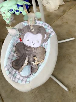 Rocking baby swing