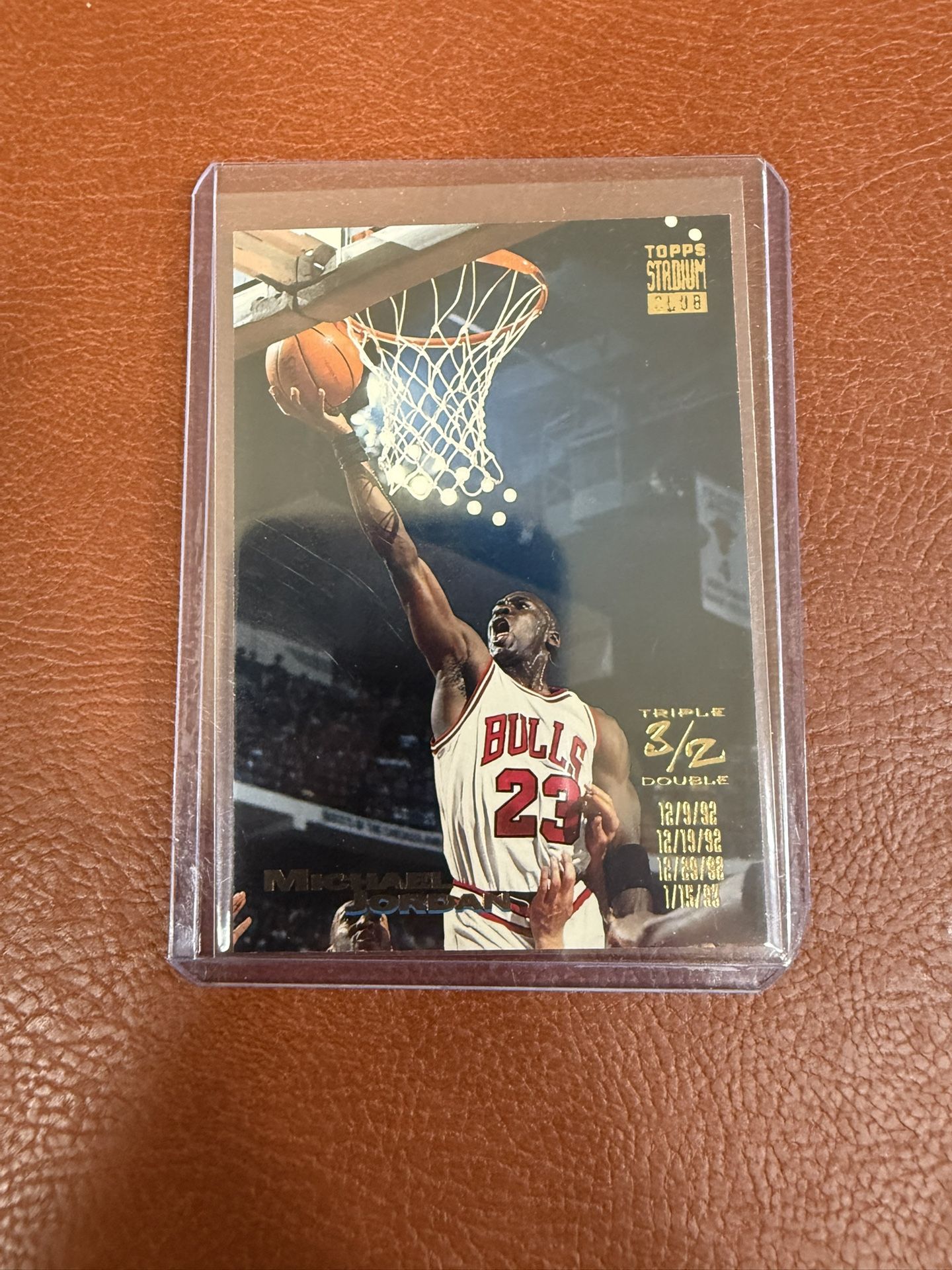 1993-94 Topps Stadium Club - Triple Double Michael Jordan #1
