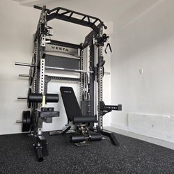 NEW Vesta Pro Series 3in1 Squat Rack | Functional Trainer | Smith Machine | Pulley System |🔴WEIGHTS,BAR, & BENCH SOLD SEPARATELY 🔴 FREE DELIVERY🚚 