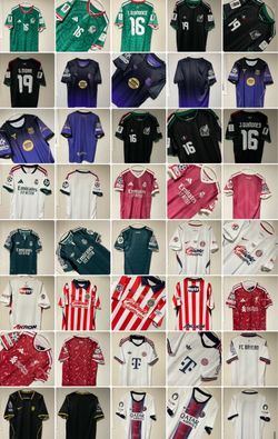 26/27 Soccer jerseys $45-$50 S-3XL