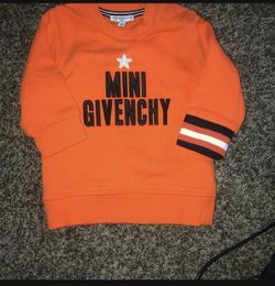 Givenchy Baby Pullover Sweater Givenchy Logo Sz 6M Preowned 