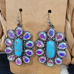 Tipi Turquoise Earrings 