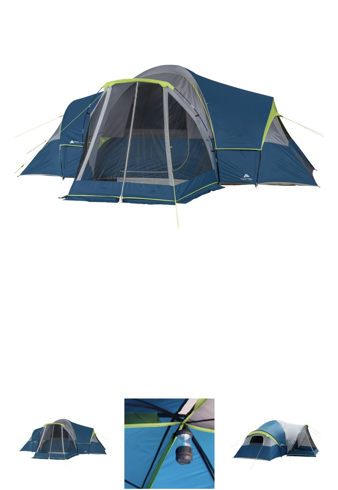 Ozark Trail 10 Person Modified Dome Tent with Screen Porch for Sale in