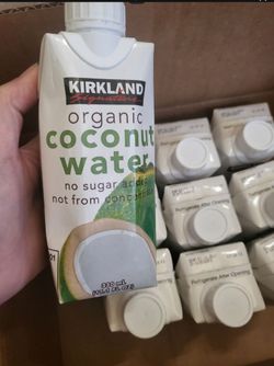Organic coconut water