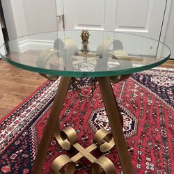 Hollywood Regency Side Table 