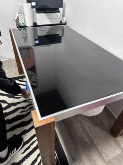 Black Glass Metal Table Denmark