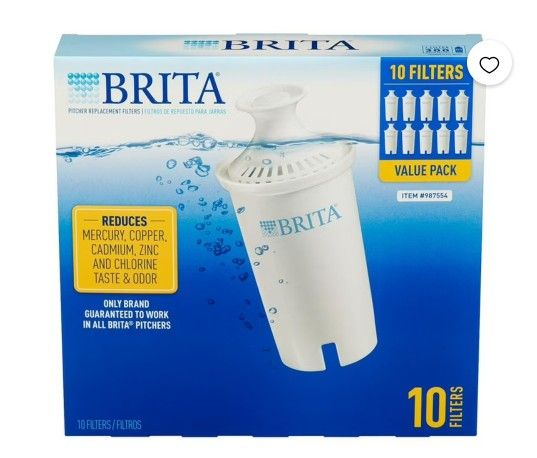 Brita Water Filters 10 Pack Item #987554