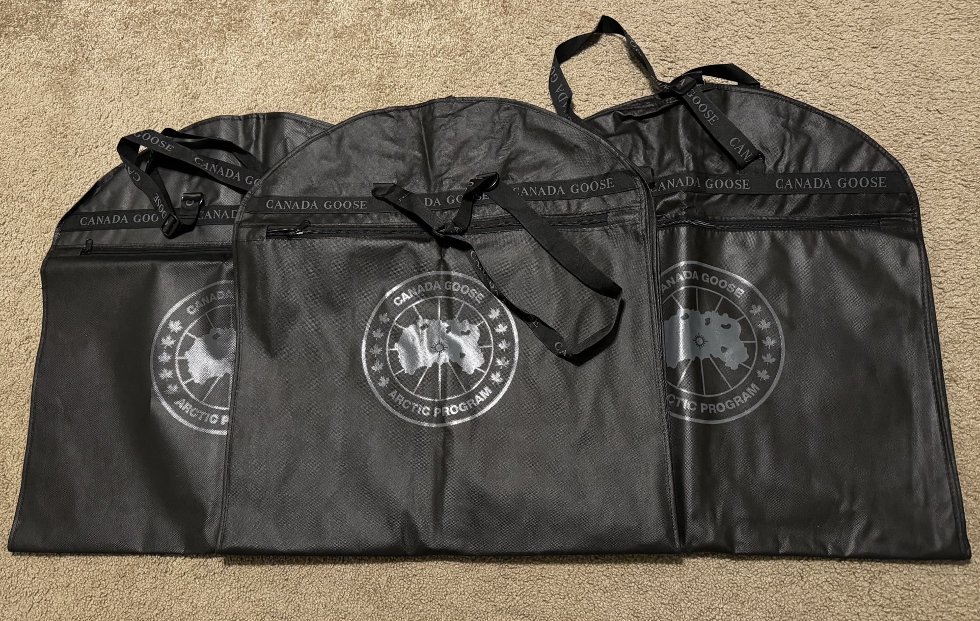 Canada Goose Garment Bags (3x)- Black