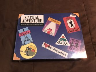 Capital Adventure Game, New In Shrink Wrap!