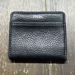 Fossil Small Wallet- Woman’s Black Leather
