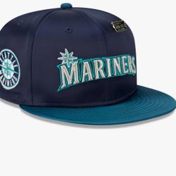 New Era Mariners Satin Pin Snapback Hat 