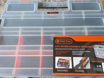 Tactix 2 Piece Interlockable Organizer
