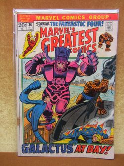 Marvel's Greatest Comics Starring The Fantastic Four #36 July 1972 Marvel Comics