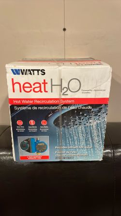 New WATTS  Hot Water Recirculation System, heat H20, 24 Hr Programmable Timer