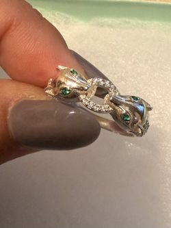 925 Jaguar Ring - Size 9