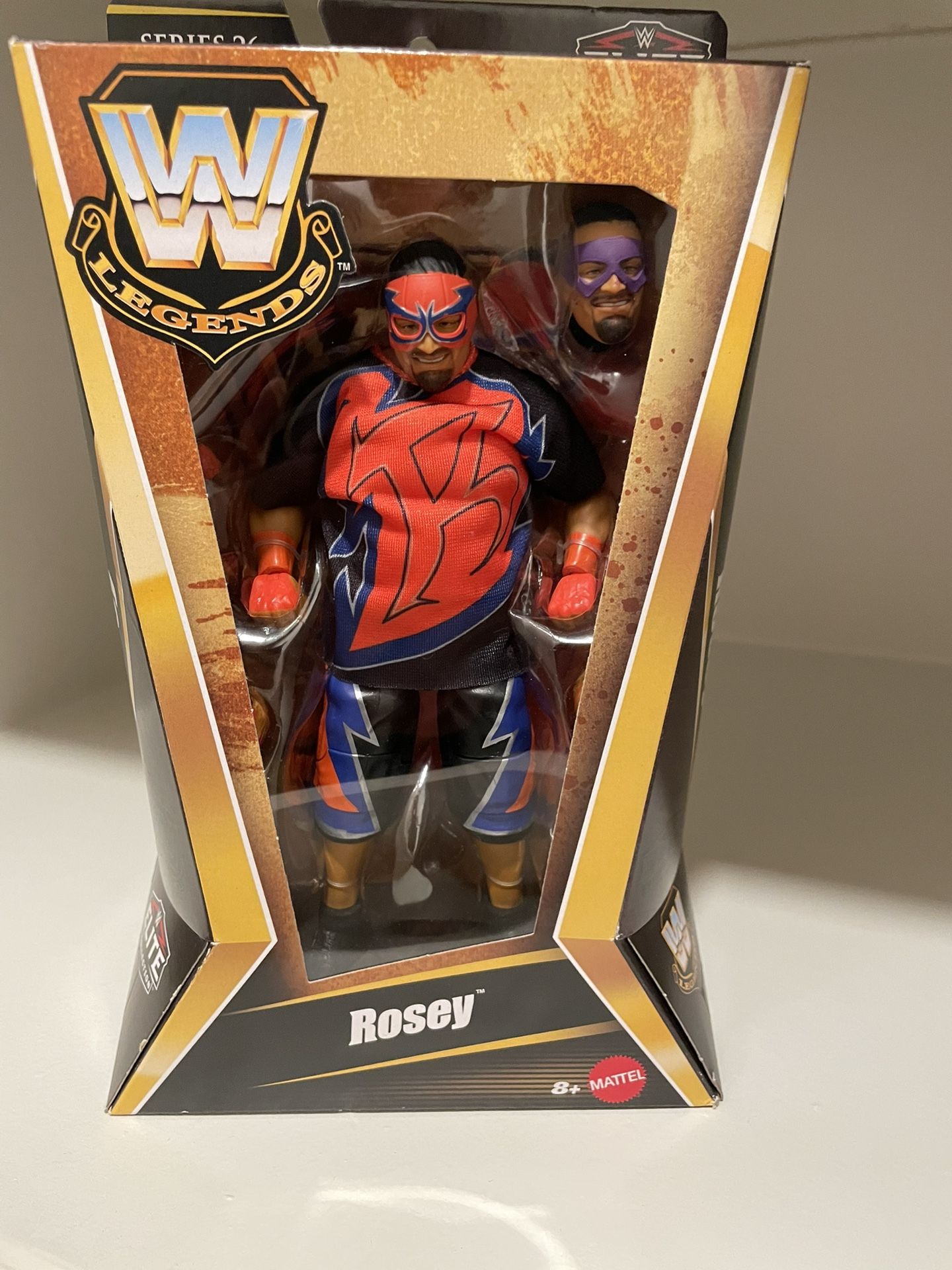 WWE Mattel Elite Collection Legends Series 26 Rosey Figure Wrestling Toy WWF