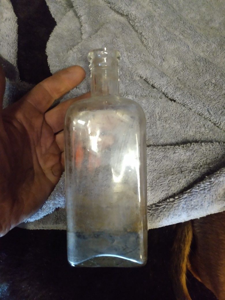 antique glass bottle