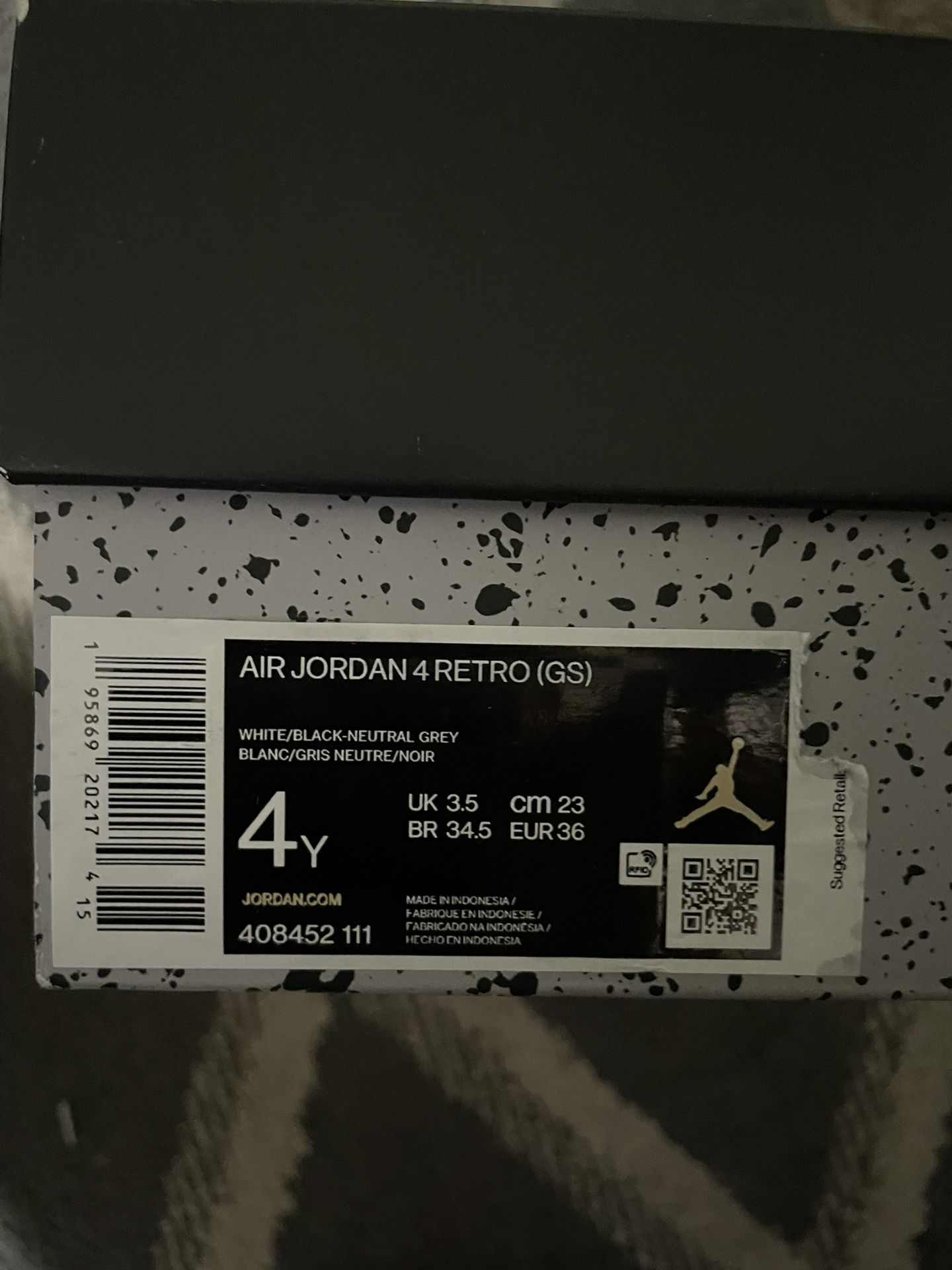 Jordan 4 military black