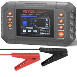 Smart Battery Charger, 20-Amp, Lithium LiFePO4 Lead-Acid (AGM/Gel/SLA) Car Battery Charger with LCD Display, Trickle Charger Maintainer Desulfator for