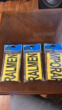 Magnetic barrier sign